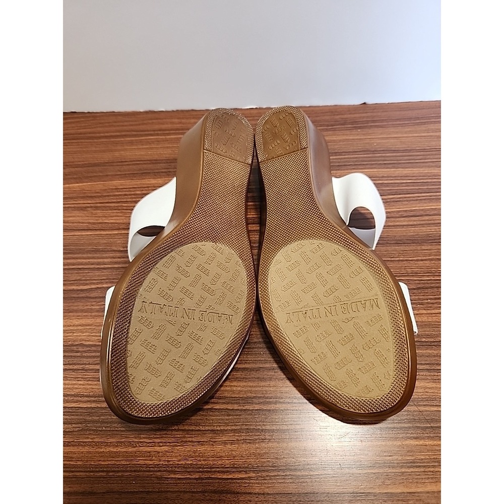 Italiana By Italian Shoemakers‎ Sz 6 Is Jessa  Women's Wedge Sandals Crystals - Picture 7 of 8